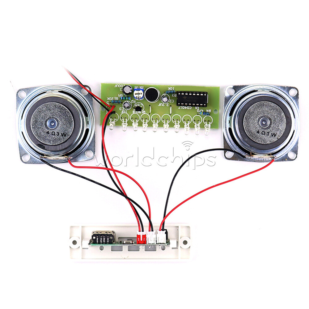 DIY Bluetooth Speaker Kits Assembly Component For Electronics Project Practice