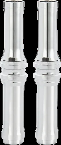 AN Deep Cut Lower Pushrod Covers Kit Chrome Harley Tri Glide CVO 20-21
