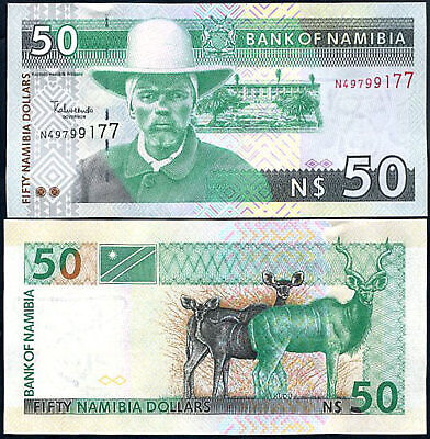 Namibia 50 Dollars ND 2003 P 8 UNC