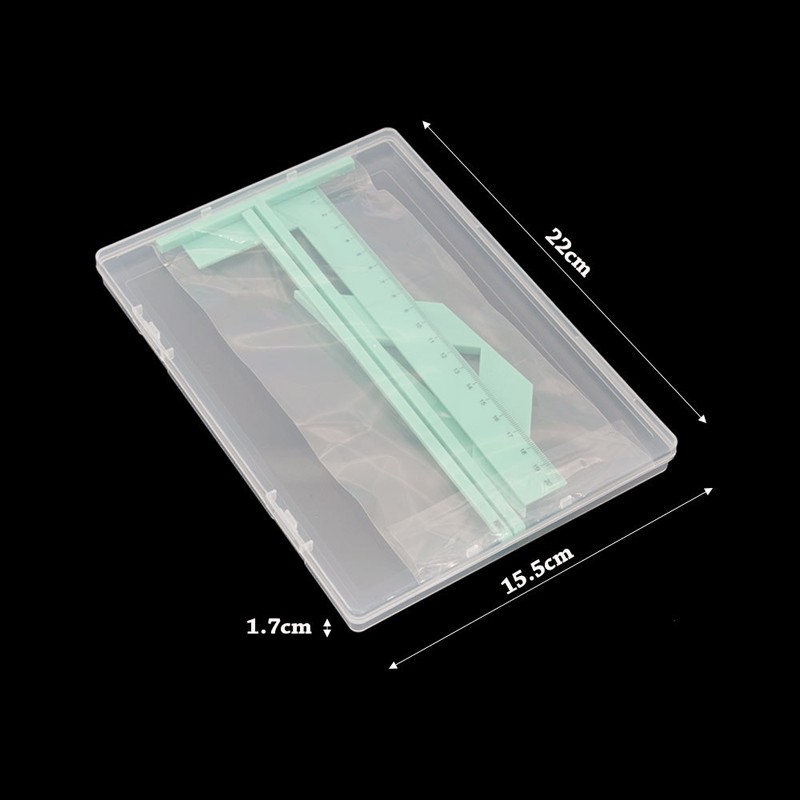 4Pcs/Set Bookbinding Ruler Cover Guide Binding Tool ScrapBooking Album Making