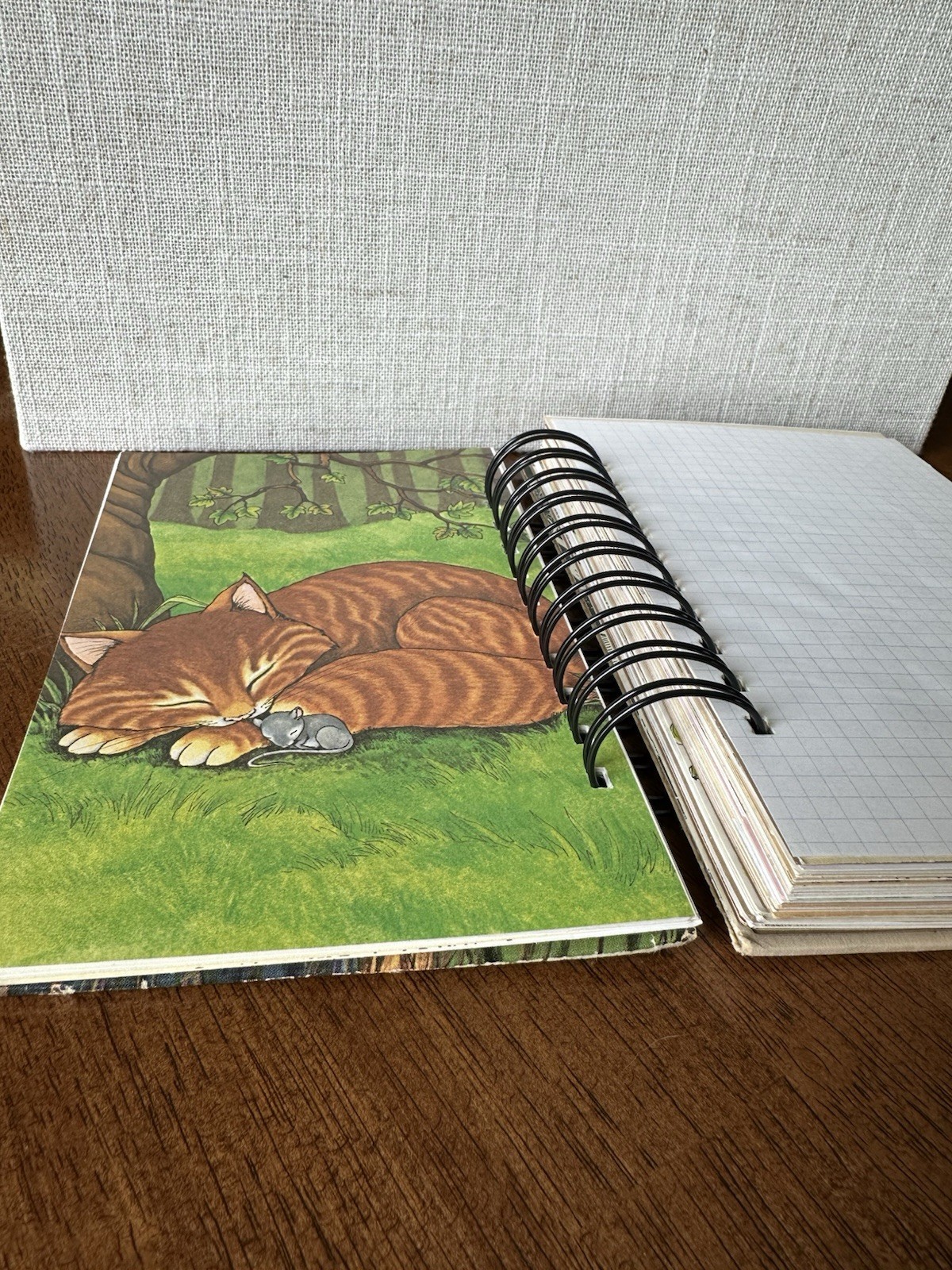 Nancy Drew Book Cover Handmade Junk Journal New, Blank, Spiral Bound