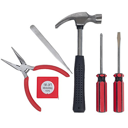 - 75-HT1007 Household Hand Tools, Tool Set - 6 Piece by , Set Includes –