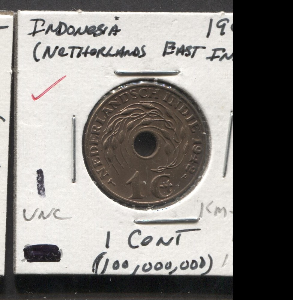 1942-Indonesia-UNC-1 Cent