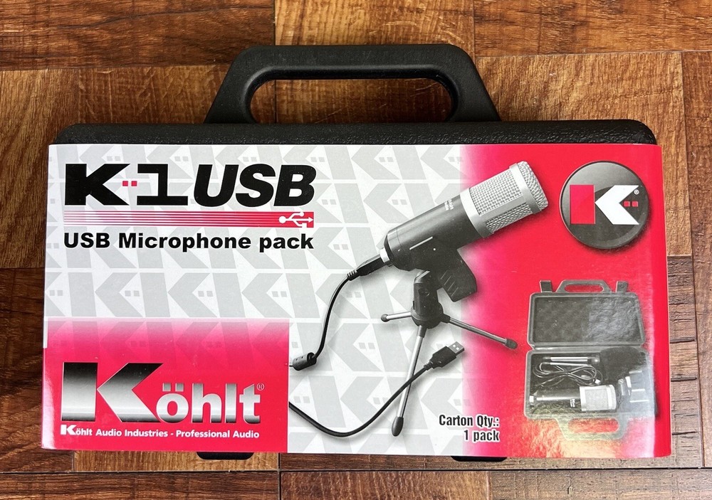 Kohlt USB Microphone Pack With Case.