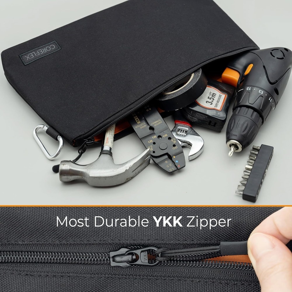 Quality Flat Bottom Tool Bag with YKK Zipper