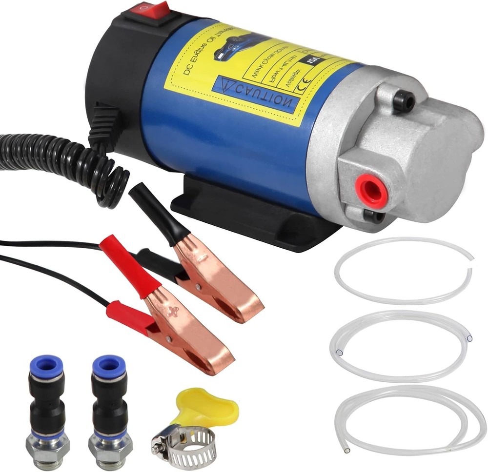 Electric Engine Oil Transfer Extractor Fluid Suction Pump Diesel Siphon Car Tool