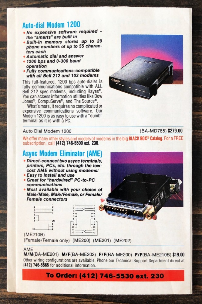 Little Black Box Catalog (1985)