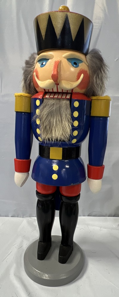 Classic Wooden Nutcracker ~ 13" SOLDIER ~ Great Condition