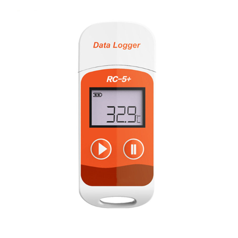 Portable Temperature Data logger USB Temp Recorder PDF Reporter 32000 Point
