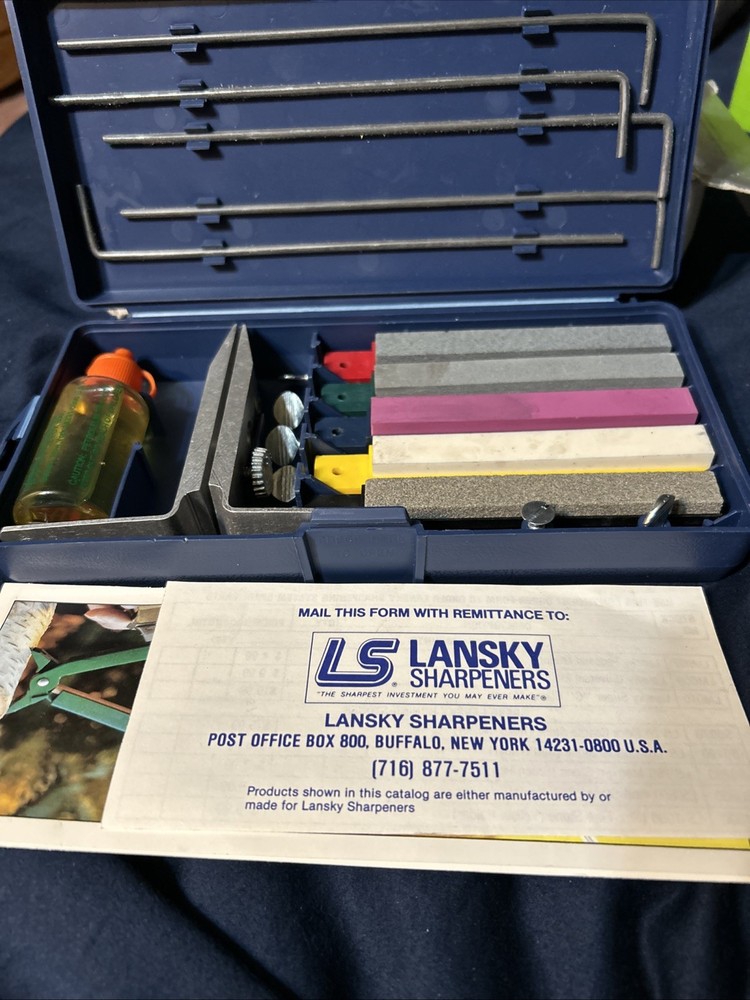 Lansky Deluxe 5-Stone Controlled-Angle Precision Knife Sharpening System