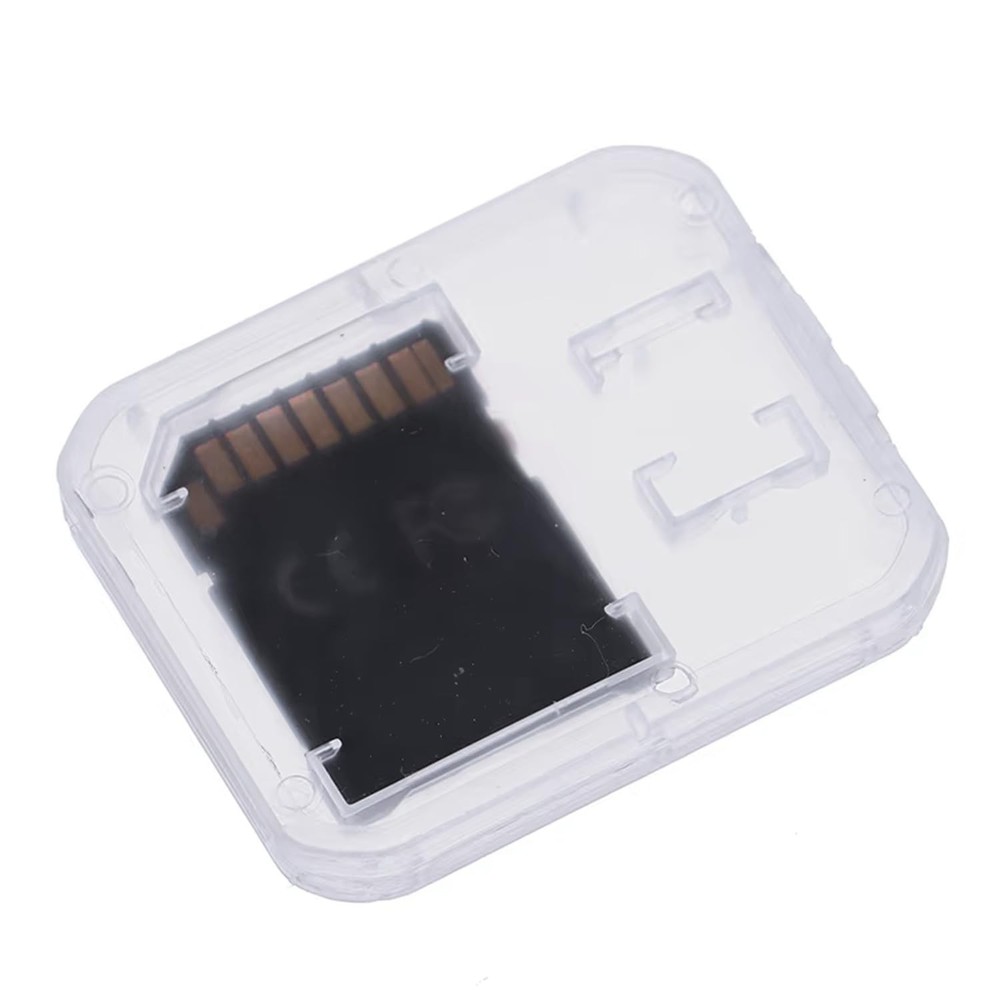 10 Pack Plastic Memory Card Case Storage Boxes Compatible with SD SDHC SDXC