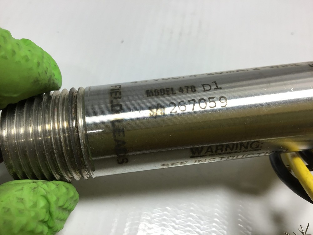 Rosemount Model 470 D1 Transient Protector 45VDC 4-20mA 2-Wire SN:267059