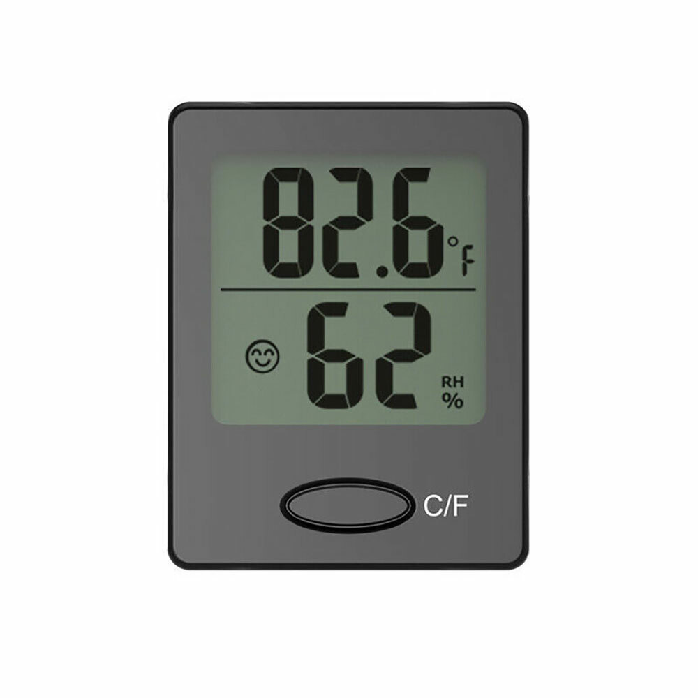 Mini LCD Digital Thermometer Indoor Hygrometer Temperature Humidity Meter Clock