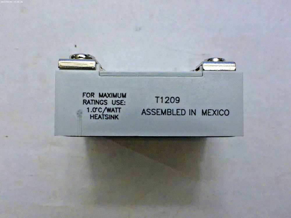 Tyco Electronics SSRT-240A25 Solid State Relay 90-280VAC 24-280VAC 25A