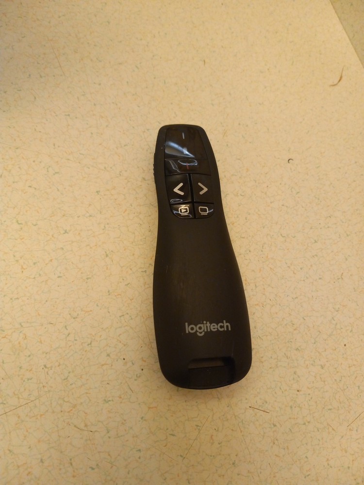 Logitech Laser Presentation Remote, Black Model # R-R0008 NO USB