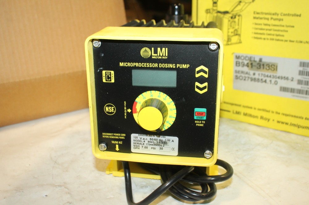 LMI Milton Roy Microprocessor Dosing Pump B941-313SI