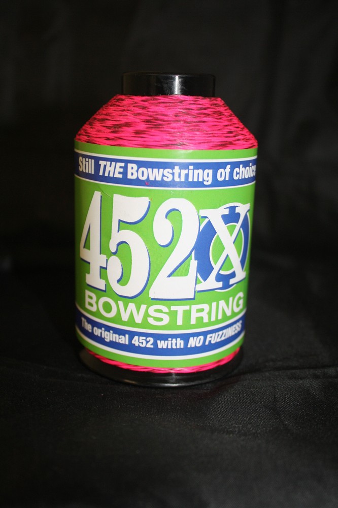 BCY 452X Bowstring Material 1/4lb Flo Pink & Black Speckled Bow String Making