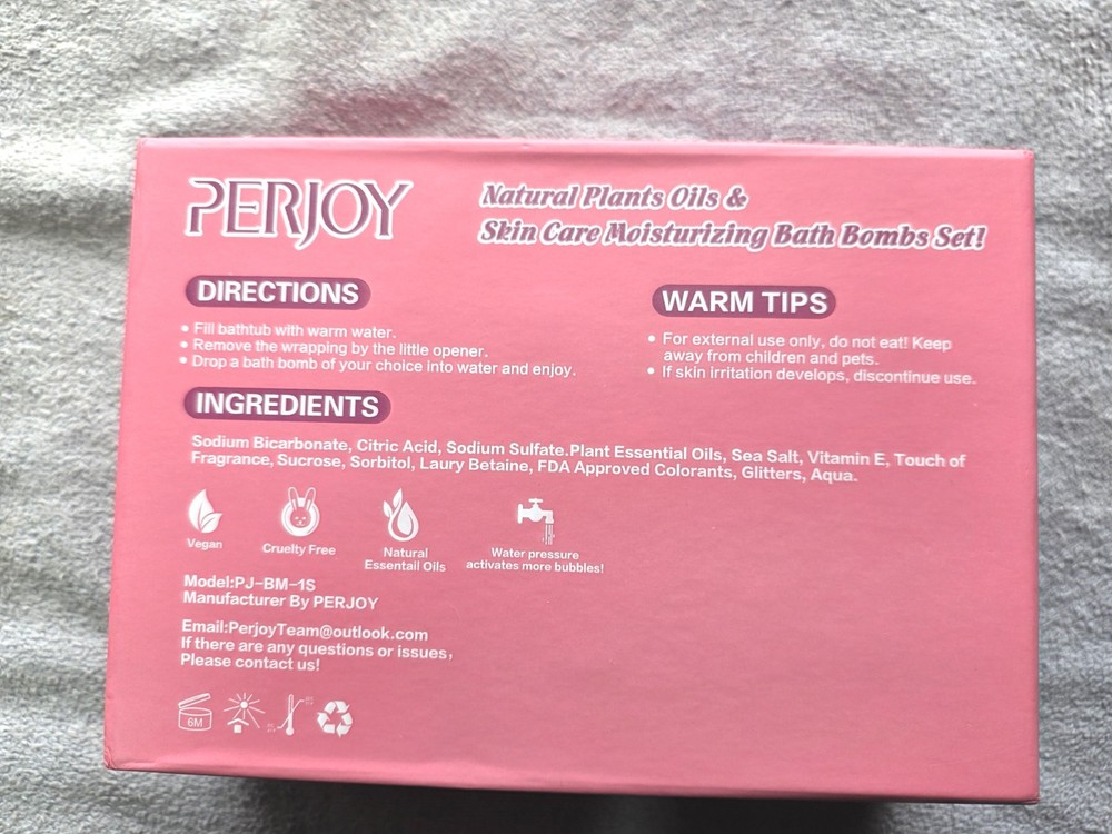 PERJOY BATH BOMBS