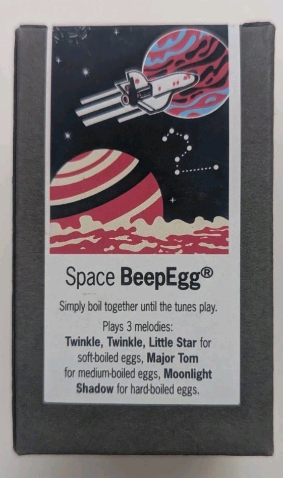 Brainstream Space BeepEgg Edition Singing Floating Egg Timer, New, PiepEi