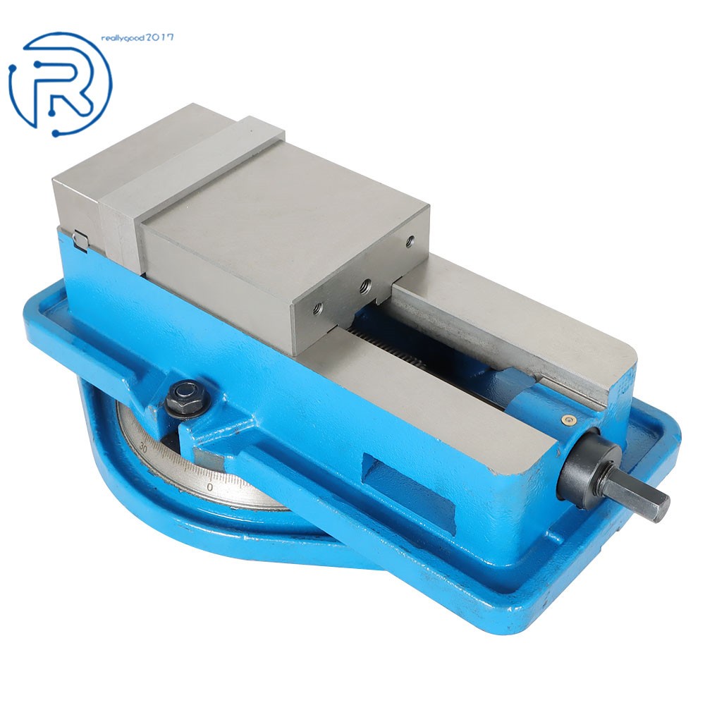 4" Lockdown Vise Precision Milling Machine Bench Clamp Vice With Base New