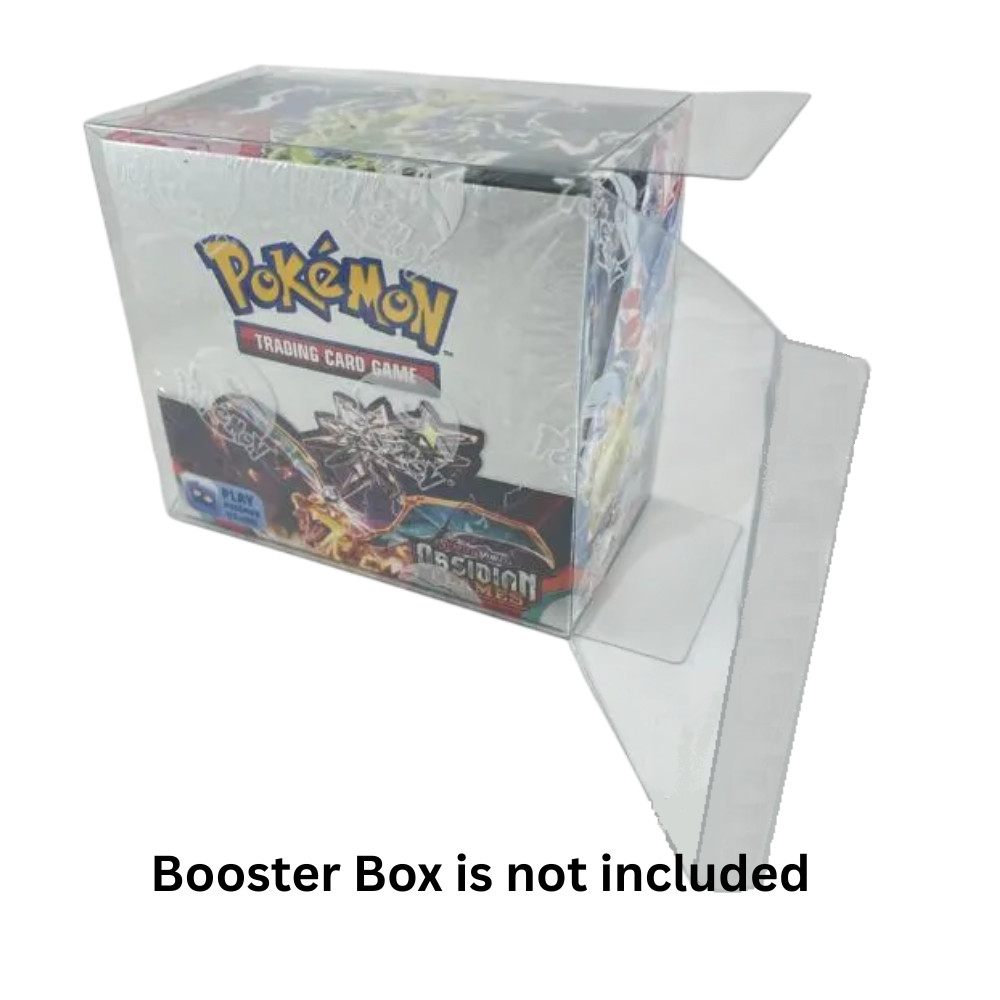 Pokemon Booster Box PVC Protective Plastic Display Case (0.3mm)