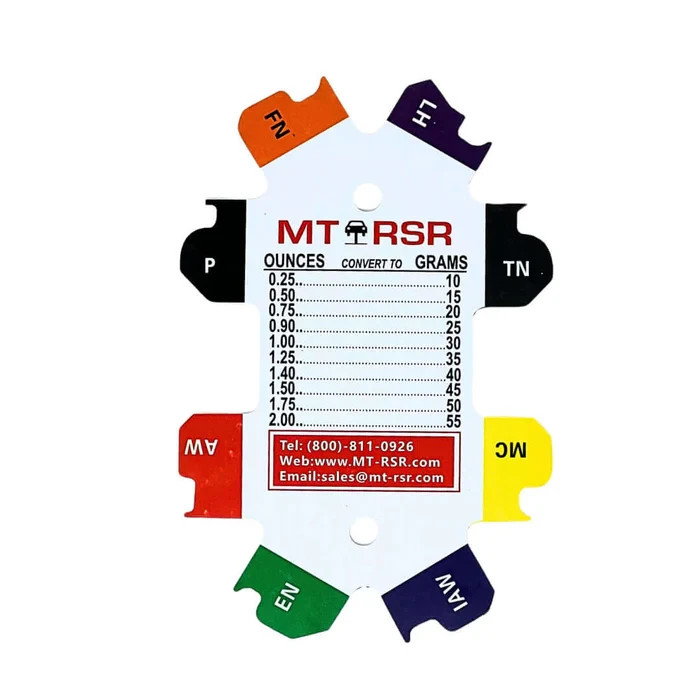 MT-RSR Wheel Weight Rim Gauge Tool for Accurate Clip-On & Hammer-On Selection