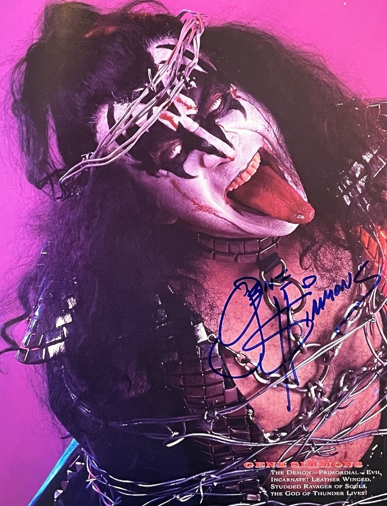 KISS 1996 - 1997 Reunion Tour Book - Signed By Original Members!