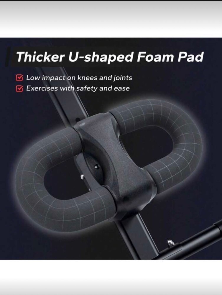 AUS Adjustable Foldable Ab Trainer Bench Core & Glute Workout Machine Home Gym