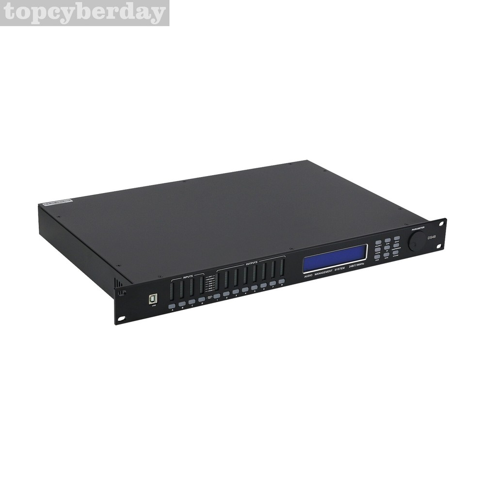 DS48 24Bit 96KHz Digital Audio Processor Audio Management System 4 In 8 Out