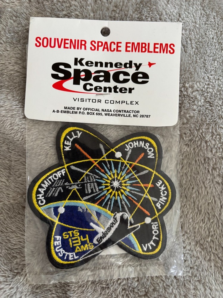 NASA Space Shuttle Mission STS-134 Embroidered Patch Kennedy Space Center