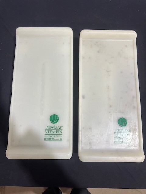 LOT OF 2 "NLD 2175" MOBILE MOVING DOLLY FOR NEW LEAF VITA BINS