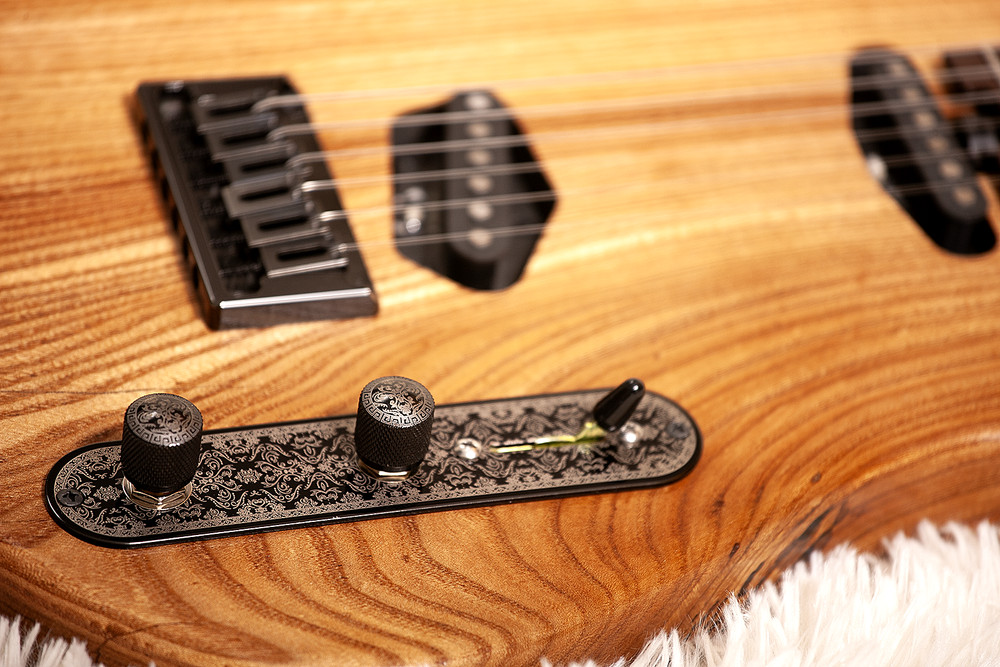 One-Piece Custom Double Cutaway Tele Stye with Custom Switching!