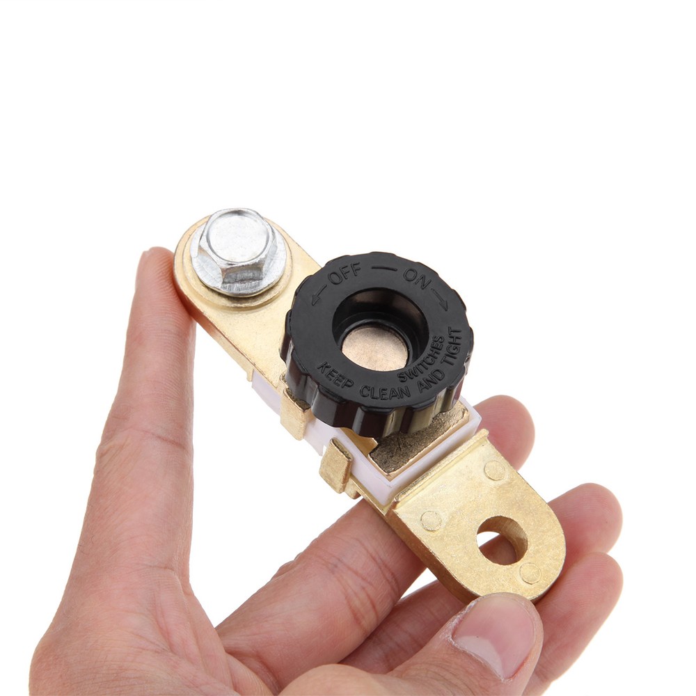 2PCS Side Mount Battery Terminal Switch Quick Cut Off Disconnect Safety Switch