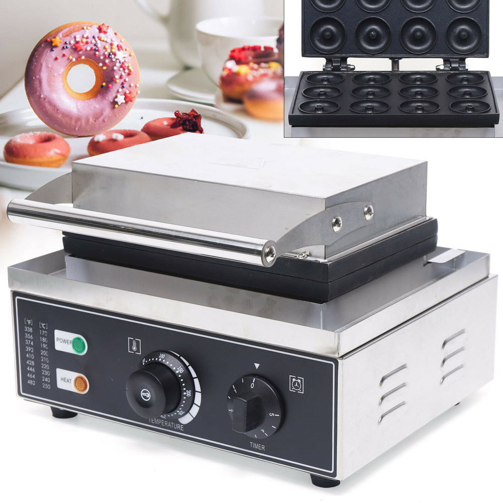Commercial Donut Machine Doughnut Baker Mini Donut Maker Machine Non-stick 5mm
