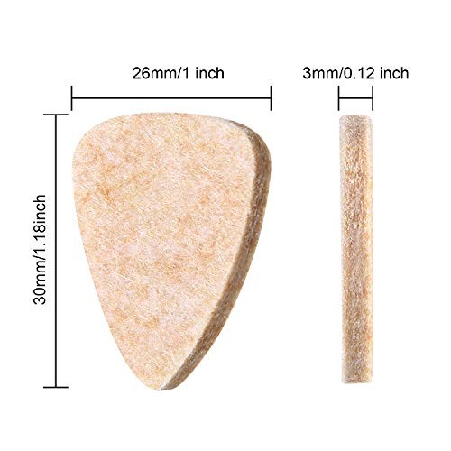 CHENGU 5 Sets Nylon Ukulele Strings with 10 Ukulele Felt Picks Strings