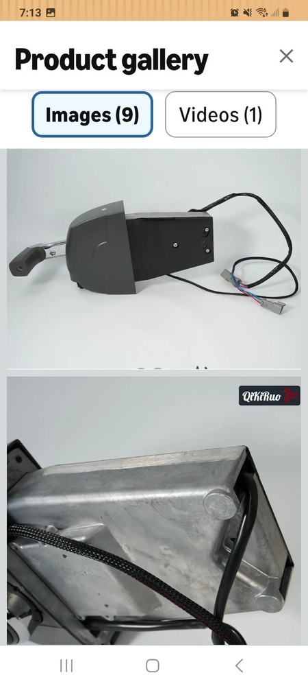 5006186 Outboard Remote Throttle Control Console Top Mount for...
