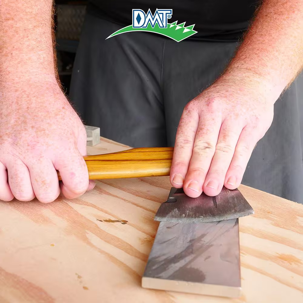 8 In. Dia-Sharp Bench Stone with Fine Diamond, Precision Flat Sharpener