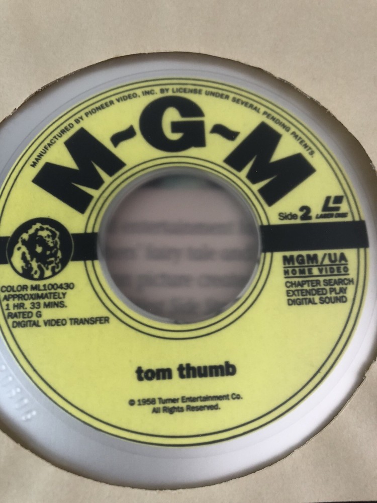 Tom Thumb (Laserdisc) 1993