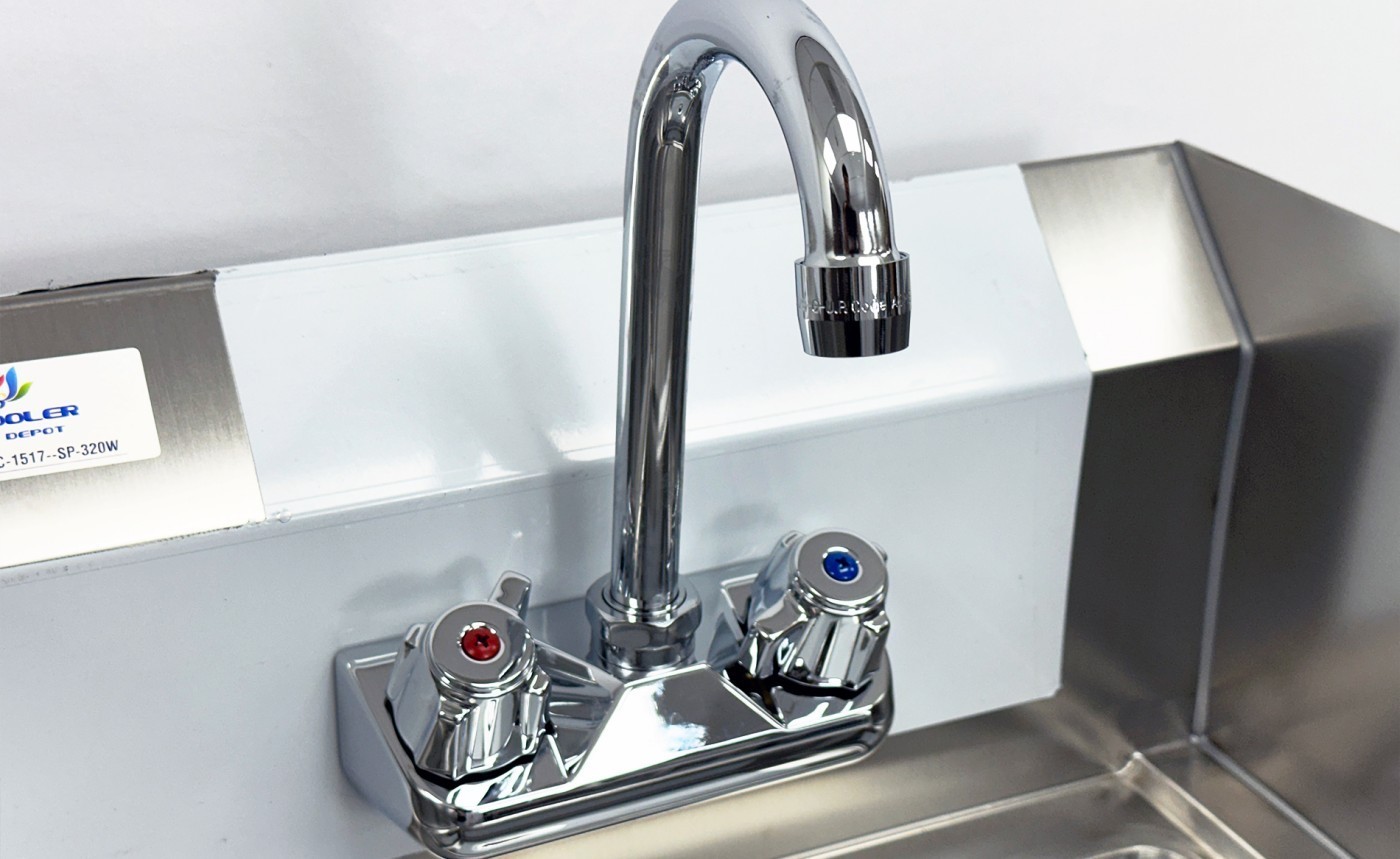 NEW Commercial Hand Sink w/ Faucet and Mop Sink Combo Stainless Steel NSF