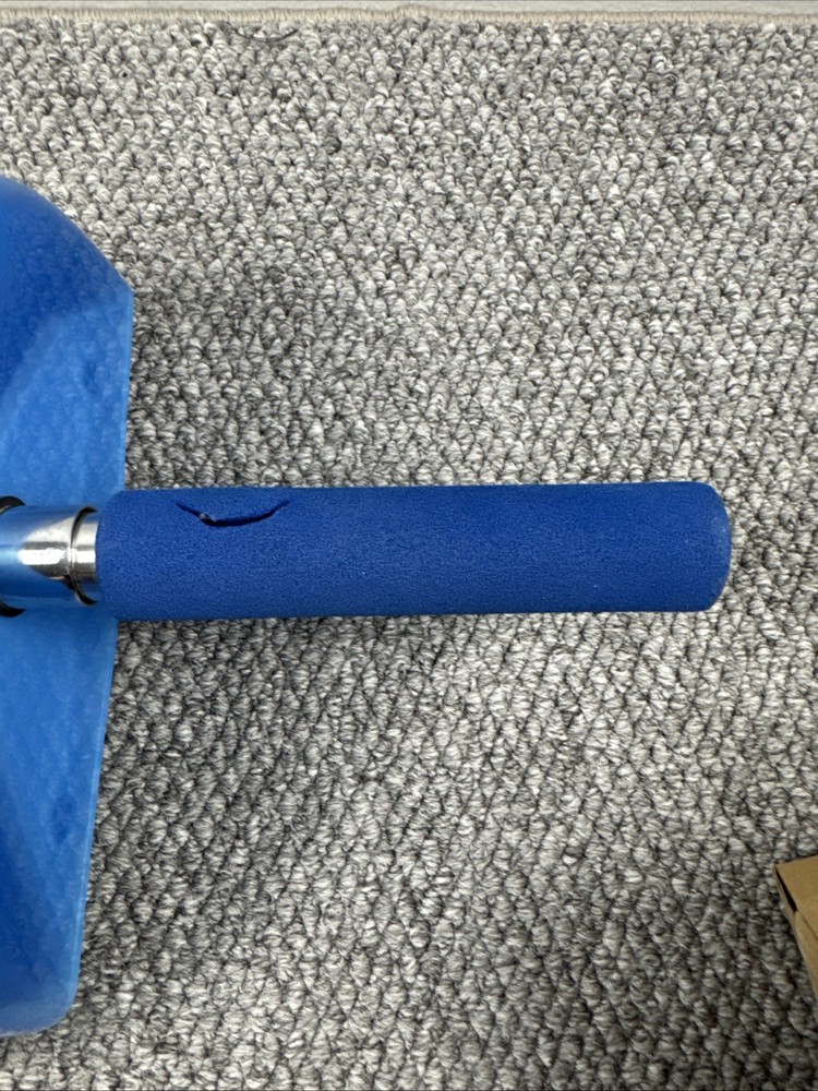 Original Ab Slide Abdominal Roller Workout Exercise Machine Blue Vintage