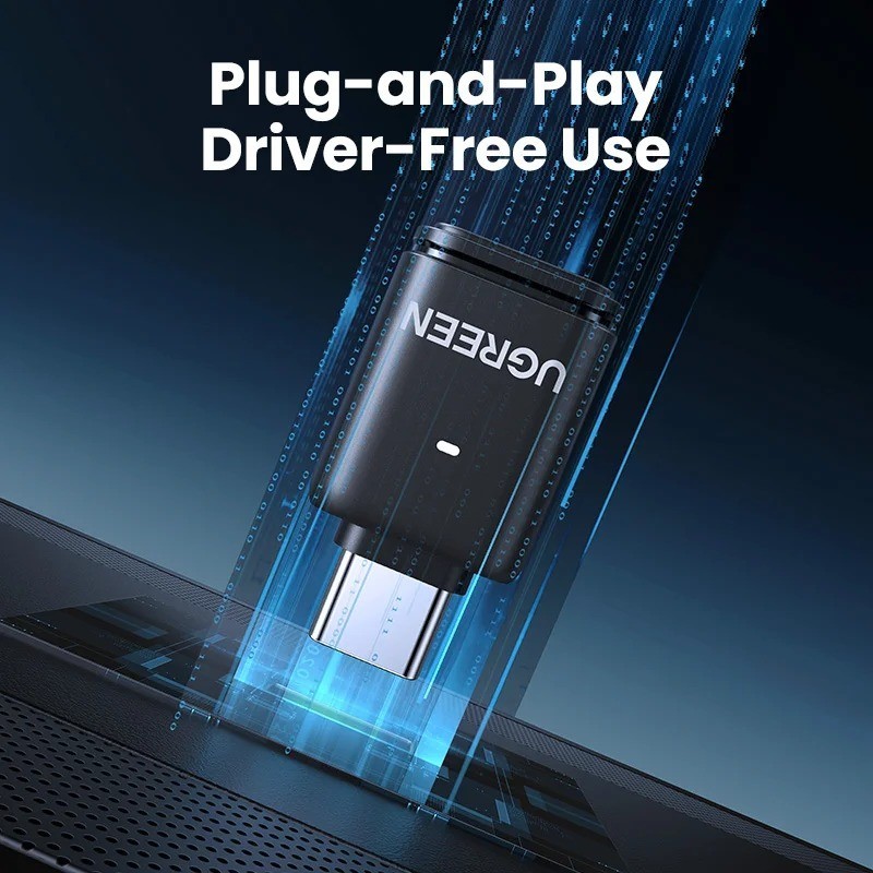 USB C Type-C Bluetooth 5.3 Transmitter aptX HD AD Audio Adapter for PC PS5 PS4