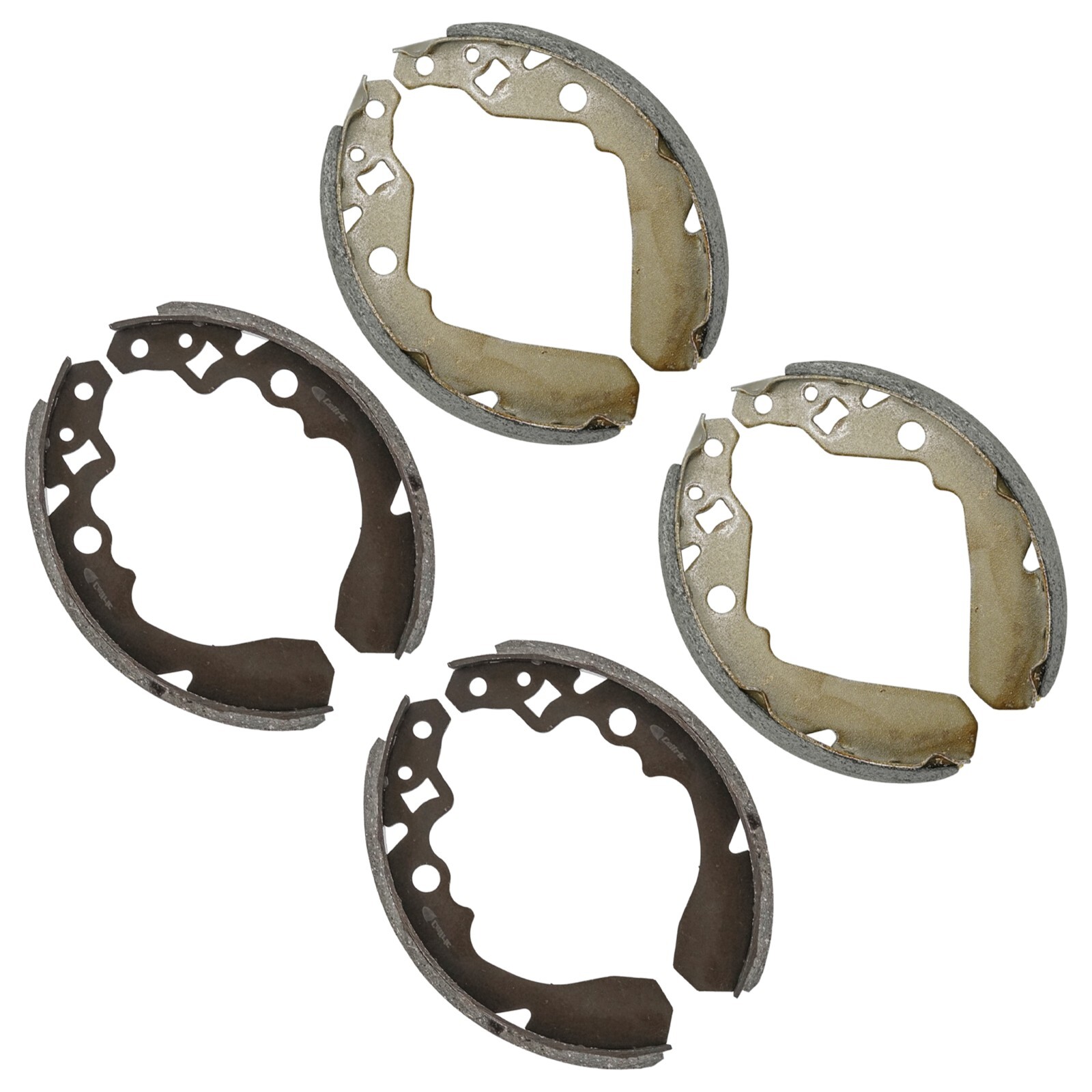 Caltric Rear And Front Brake Shoes For Kawasaki Mule SX KAF400 2017-2023