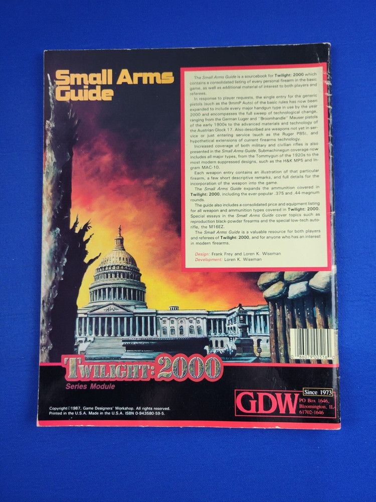 Small Arms Guide - Twilight 2000 - GDW 516