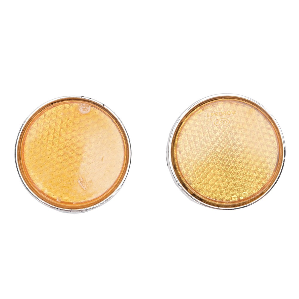 Front Fork Leg Reflectors 43mm Diameter Front Fork Round Reflector Enhanced MDYY