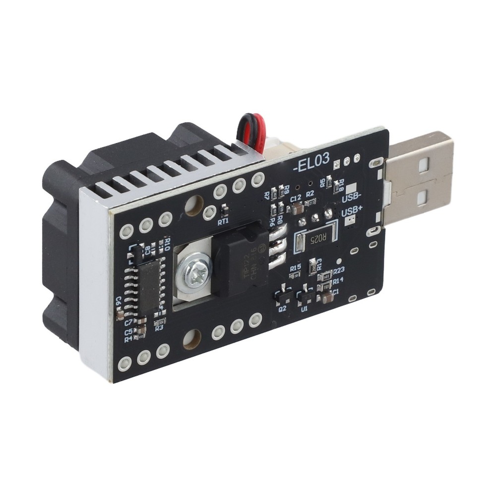 Constant Current Tester USB Electronic Load Intelligent Fan Control