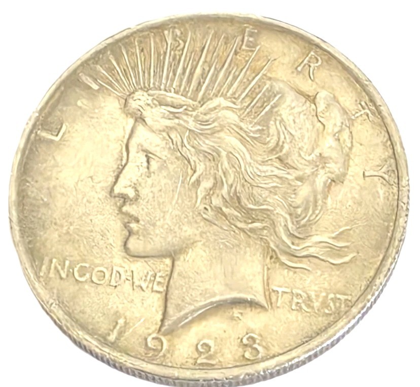 1923 peace dollar XF condition  #130