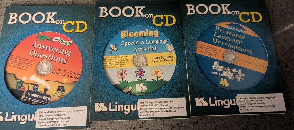 9 Lot: LinguiSystems Autism & PDDA Phonological Language Processing Software