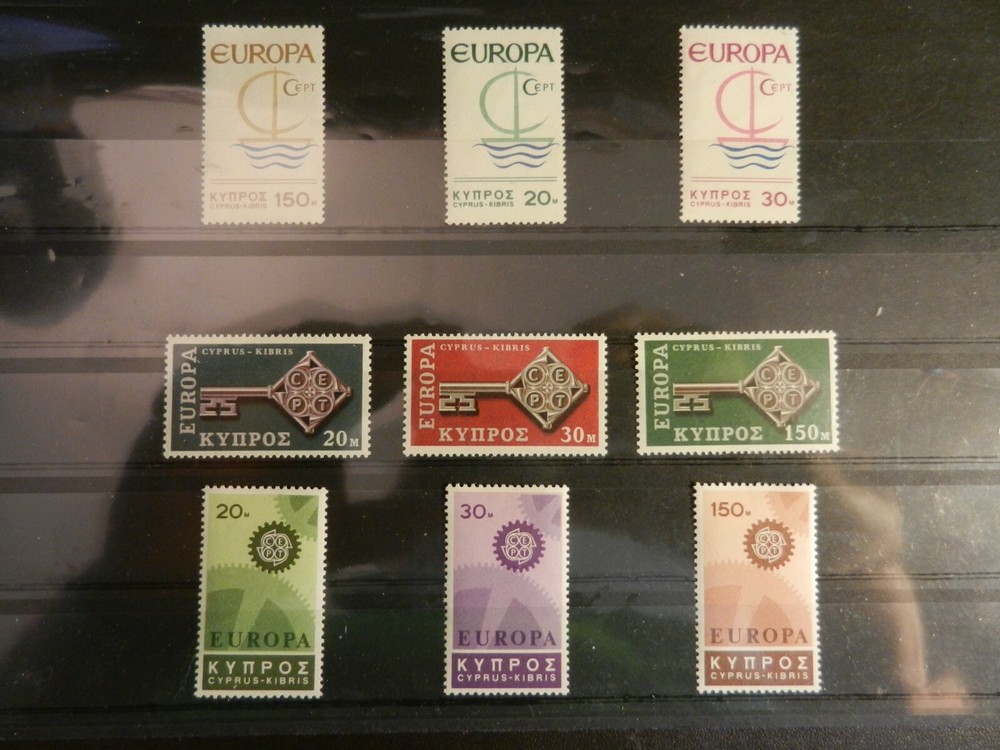 *CYPRUS/EUROPA* SIX (6) DIFFERENT COMPLETE SETS.  MNH/MH, VF, OG