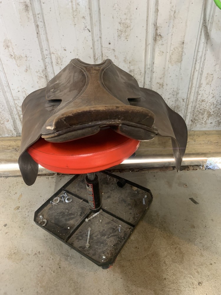 B T Crump english saddle