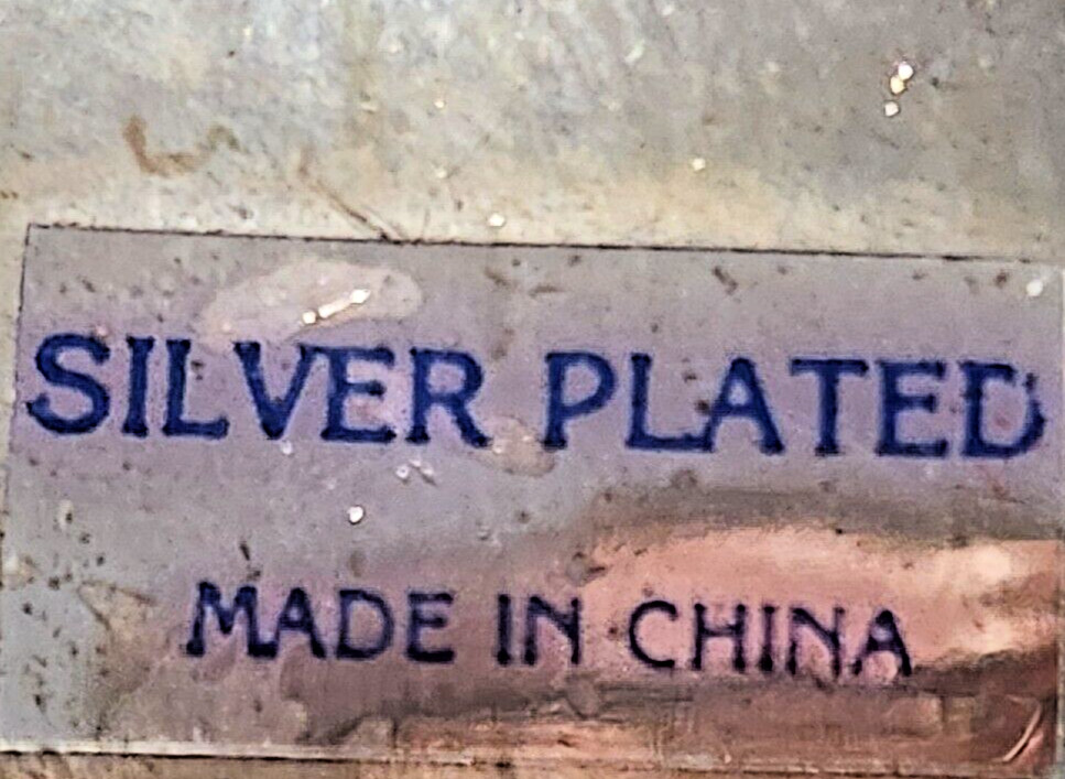 Pre-owned UNKNOWN SILVER PLATED SPAGHETTI SERVER 10.5" SPOON Made in China